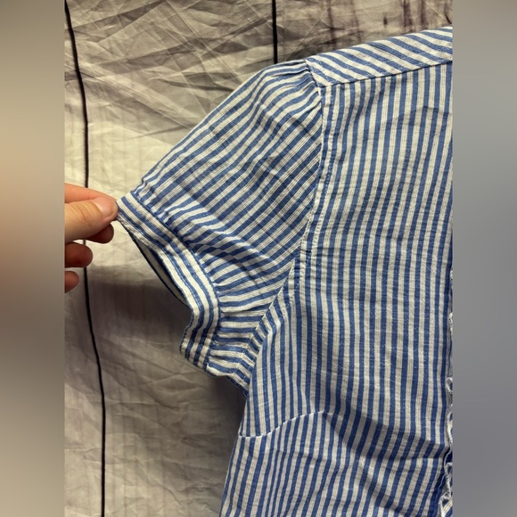 Abercrombie And Fitch Striped Blouse Small - Picture 3 of 6
